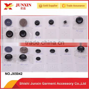 Shishi supplier two holes round shaped buttons for garment accessories