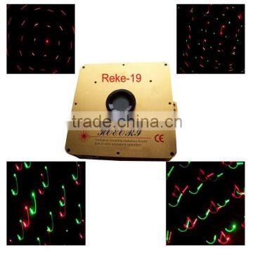 Green and Red laser light