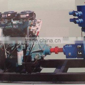 2016 new design high pressure spray pump set with diesel engine