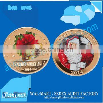 Christmas arts and crafts coins for souvenir