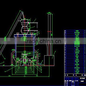 The blast furnace metallurgy equipment drawings - blast furnace equipment - lime furnace drawings