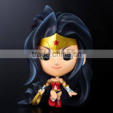 PVC wonder woman doll, plastic wonder woman toy ,wonder woman figure