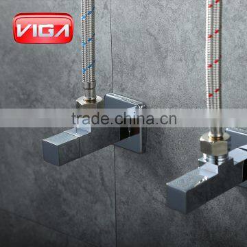 luxurious new design brass angle valve in chrome plated