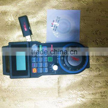 4 Axis CNC milling machine used CNC manual pulse generator XHC mach3 handwheel