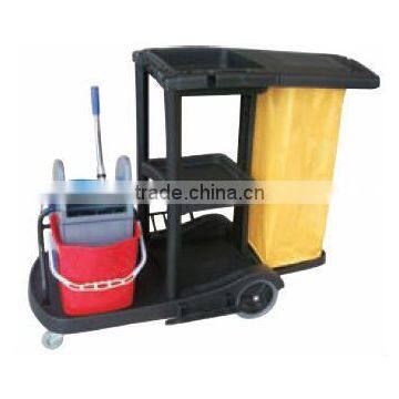 Janitor Cart c/w Wringer Bucket