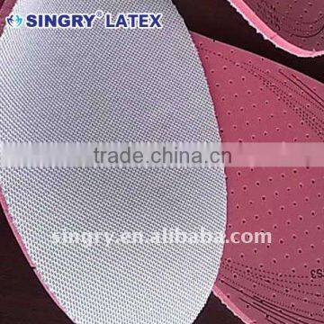 full length cotton fabric latex insole