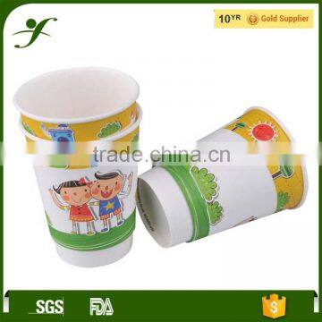 12oz Disposable Hot Drink Double Wall Coffee Cup Paper