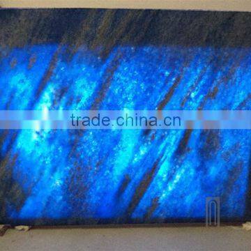 Translucent blue onyx slabs azul onix stone cut to size blue onyx for wall ceiling decor