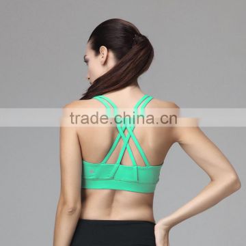 Wholesale Cross back Women Seamless Workout Gym Fitness Yoga Bra