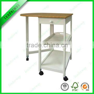 New design good prices foldable kitchen trolley