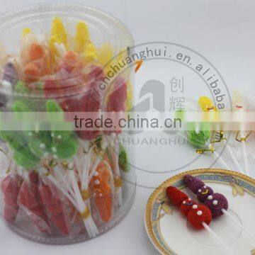 Gelatin Candy Snowman Gummy Lollipop, Jelly Lollipop photo-2