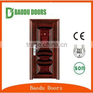 Baodu Brand New Style Security Door Cheap Exterior Fire Rated Used Commercial Steel Doors photo-2