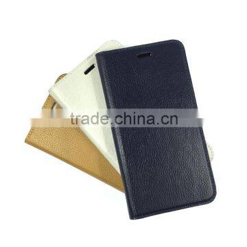 For BLU Selfie , Litchi Pattern PU Leather Folio Case For BLU Selfie