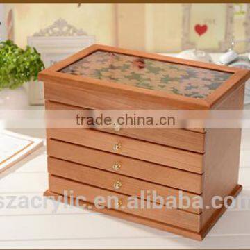 wooden drawer jewelry organizerboxes