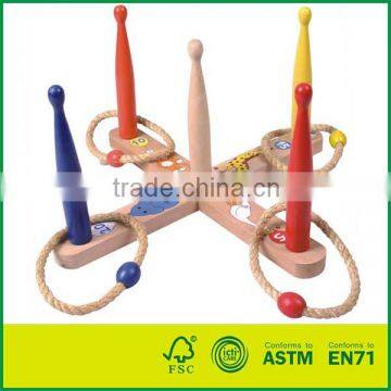 Wooden Rope Ring Game For Outdoor