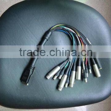 EVC Male to XLR + BNC Cable cable assembly