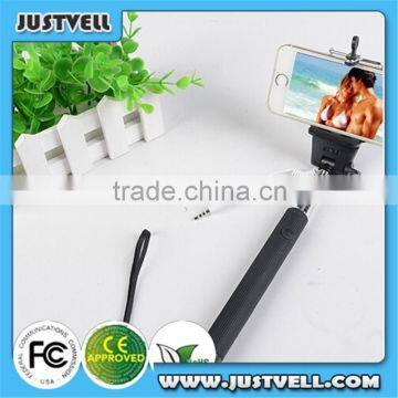 Extendable monopod selfie stick mobile phone monopod retractable rod