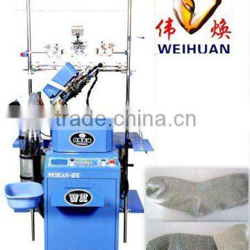 3.75 inch multi-functional sock machine for knitting plain and terry socks