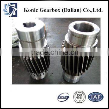 Wind generator precision processing customized large gear shaft