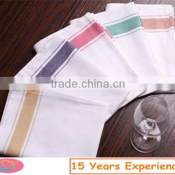 White serviette 100% cotton table napkin restaurant cotton napkin