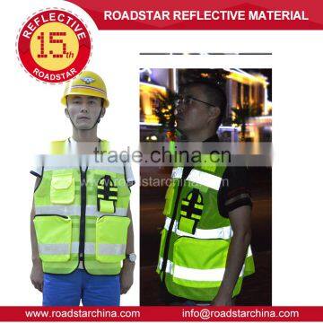 hi Viz Reflective Safety Vest With Pockets photo-6