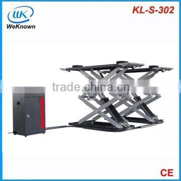 Good price weknown mini scissor car lift with CE certification