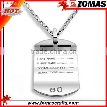 Wholesale high quality brand logo metal tag