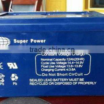 6DZM-12 12V12AH SPECIAL SCOOTER BATTERY