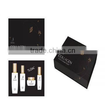 Matt Black Cosmetic Box,Black Laminated Cosmetic Box,Black Cosmetic Package