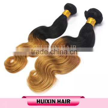 100% human brazilian body wave Ombre Hair Weaves Cheap Brazilian Ombre Weave Hair