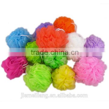 colorful bath sponge& bath sponge for bathing and massage&mesh ball