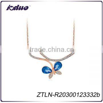 Alibaba Hot Sell European Fashion Butterfly Necklace Design