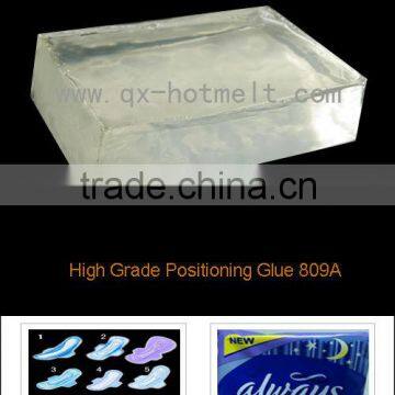 High grade colorless hot melt adhesive glue for disposable sanitary pads