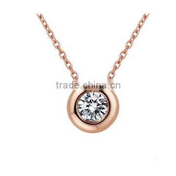 SCI210 single simple quartz pendant with two color