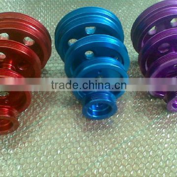 Top quality cnc aluminum component anodized bicycle parts