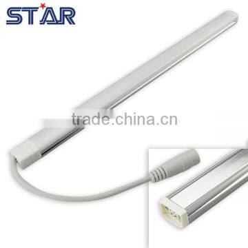 DC12V 5050smd 12W/m cold White waterproof Aluminum profile rigid led hard strip light with plastic cover