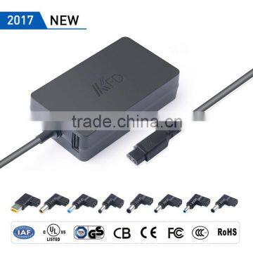 2017 UL 70W Small Universal adapter slim adapter with 8 special DC tips for ASUS FOR ACER FOR HP FOR Toshiba