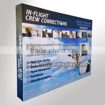 China fabric pop up display with dye-sublimation printing