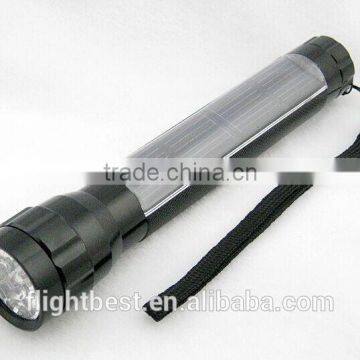 Ordinary Bright Solar Torch LED Flashlight lighting,Popular 7 LED Solar flashlight 2015 To Yemen