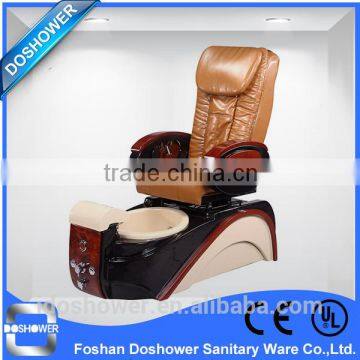 luxury pedicure spa massage chair for nail salon, pipeless pedicure chair