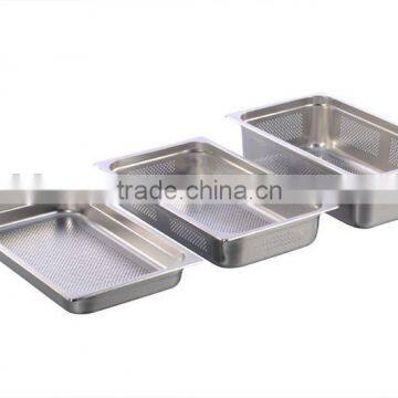 Stainless Steel 1/1 Perforated US Steam Table Pan (Hole dia.3MM)