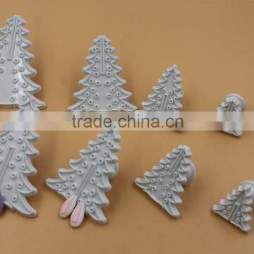 ZiNuo 8pcs fondant tools cake decoration tools christmas tree cutter