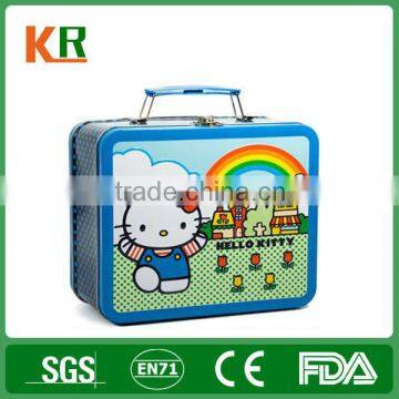 Kairu Rainbow tin insulated lunch box for children