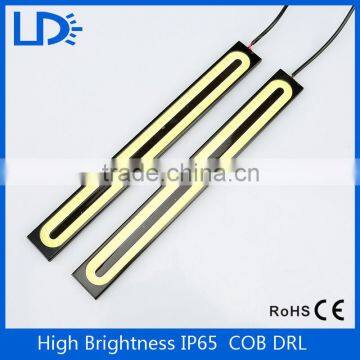 2016 New Arrival 100% Waterproof 12v COB DRL flexible led drl daytime running light