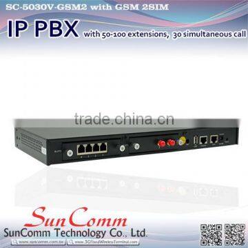 SC-5030V-GSM2 Office Wireless GSM 2SIM IP PBX With 50-100ext 30 Simultaneous Call photo-6
