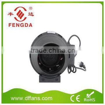 100mm Black Plastic Inline Duct Fan photo-2