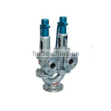 Double spring type safety valve