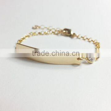 Personalized boy and girl friendship bracelets engraved bracelets wholesale