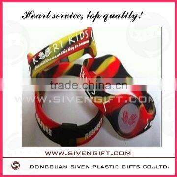 low price energy wristband for silicone rubber advertising