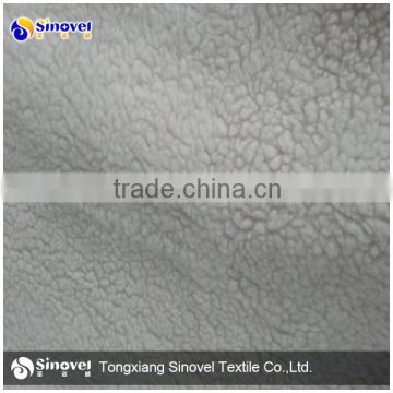 100% polyester sherpa fleece fabric